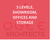 3 LEVELS, SHOWROOM, OFFICES AND STORAGE